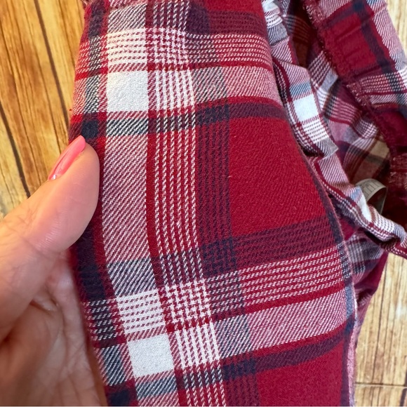 Forever 21 Women’s Red Plaid Pajama Sleep Bottoms with Pockets Size Small - Picture 7 of 9